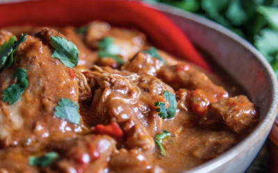 The easiest slow cooker chicken curry….
